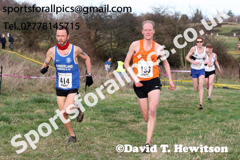 Senior mens North Eastern Cross Country, 2018 Northern Cross Country Champs., Wrekenton, Gateshead. Photo:  David T. Hewitson/Sports for All Pics